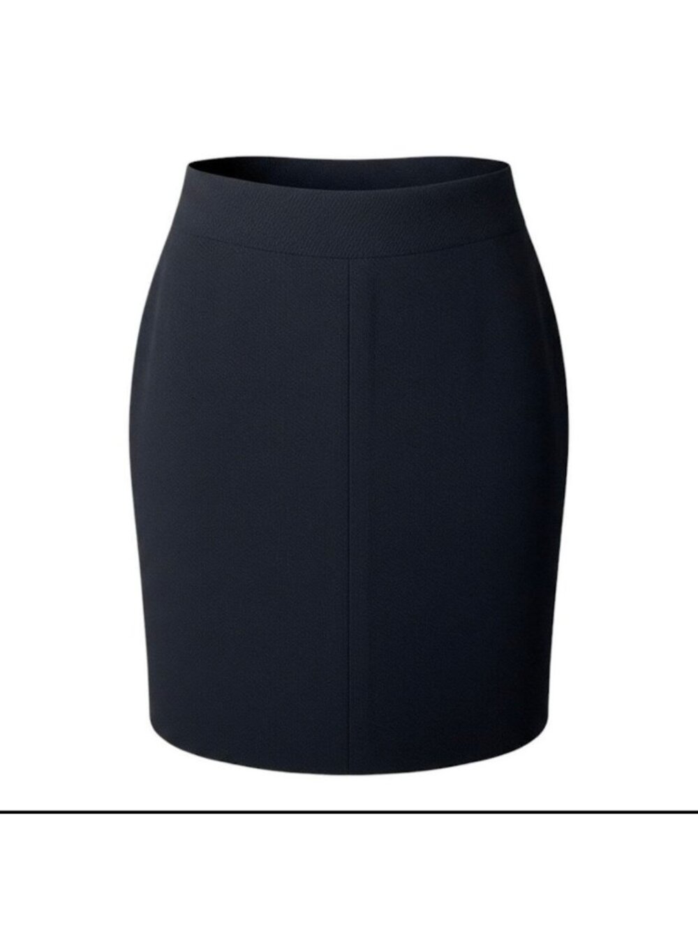Chanel Boutique Wool Nylon Skirt